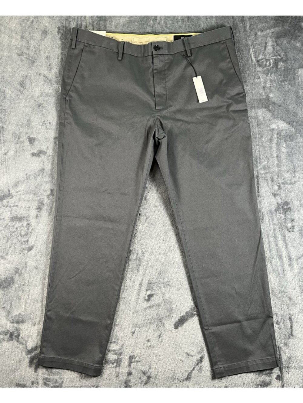 Banana Republic Pants Mens 38x30 Dark Gray Slim Fit Rapid Movement Chino NWT
